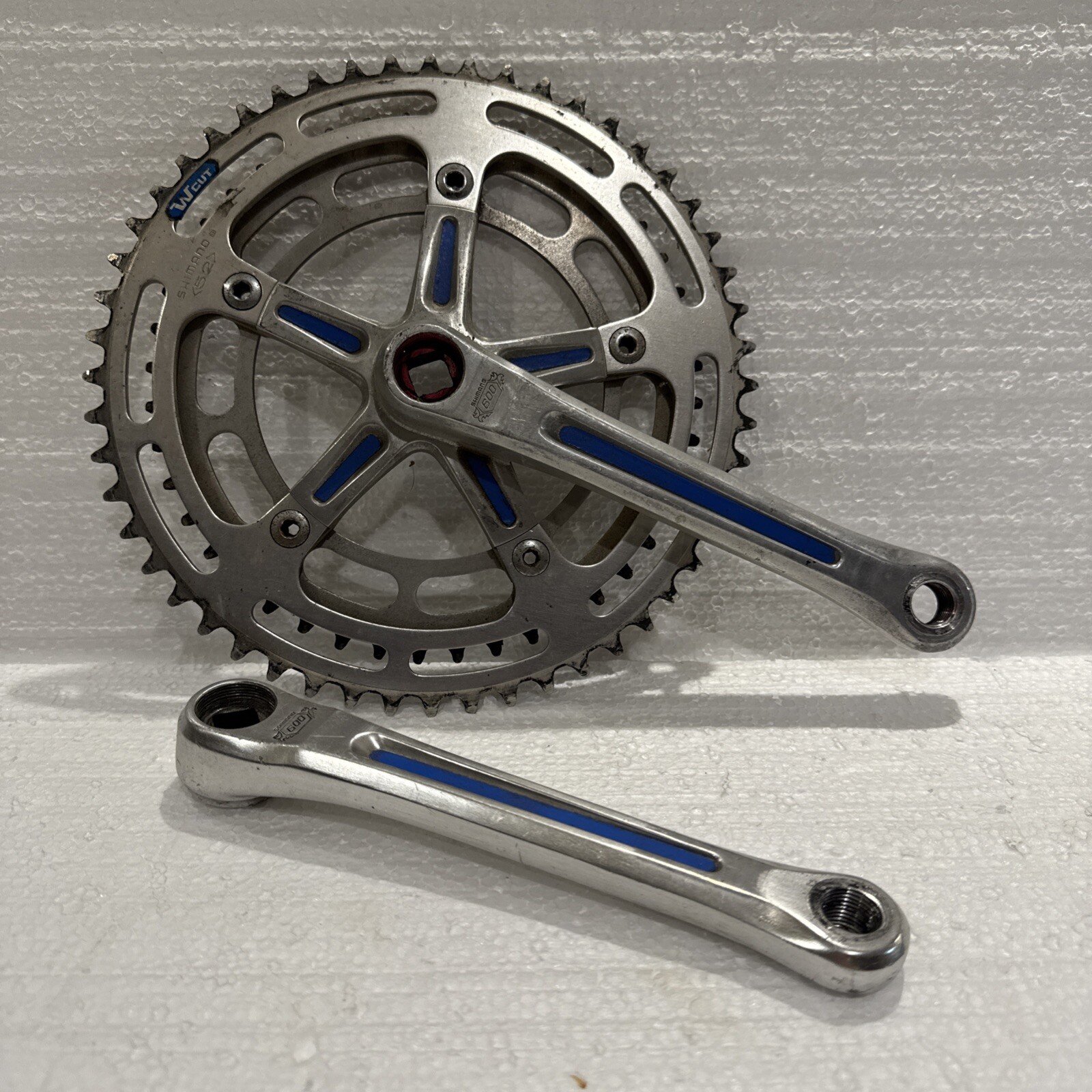 Vintage Shimano 600 Arabesque Crank Set 170mm 52/44