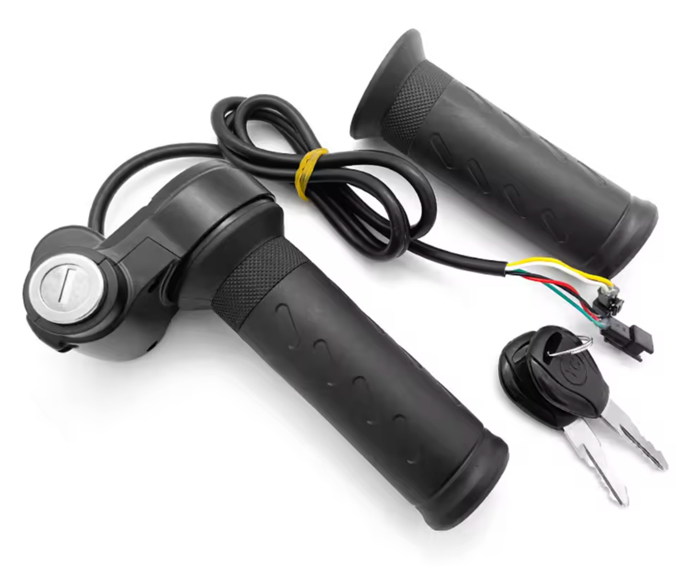 1 Pair E-Bike Throttle Grip Universal Electric Bicycle Scooter Twist Handlebar