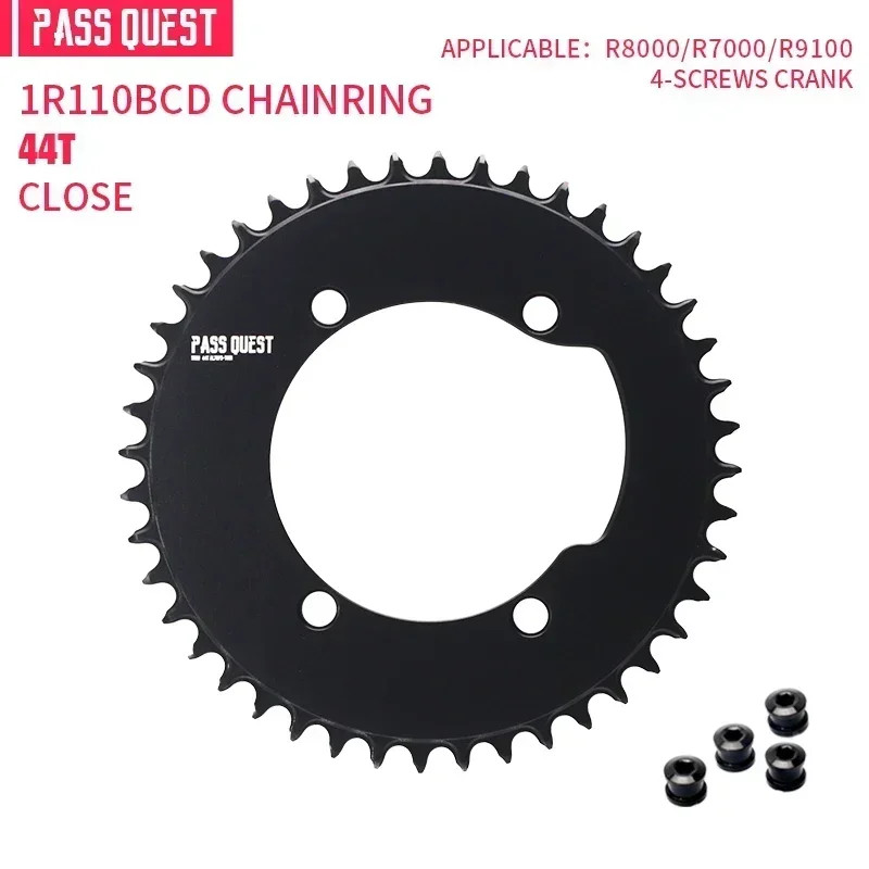 Pass Quest 110 BCD Chainring Road Bike Chainwheel for Shimano R7000 Chain Ring
