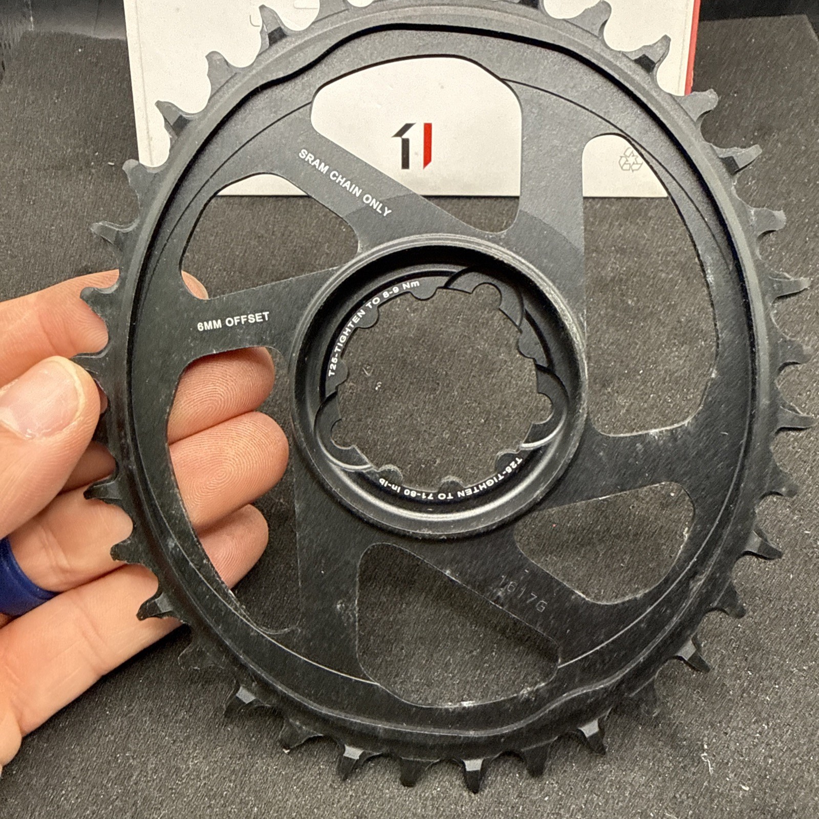 Sram X Sync Eagle 12 Speed Mtb Chainring Oval 3 Bolt 36t 6Mm Offset (9479)-64)