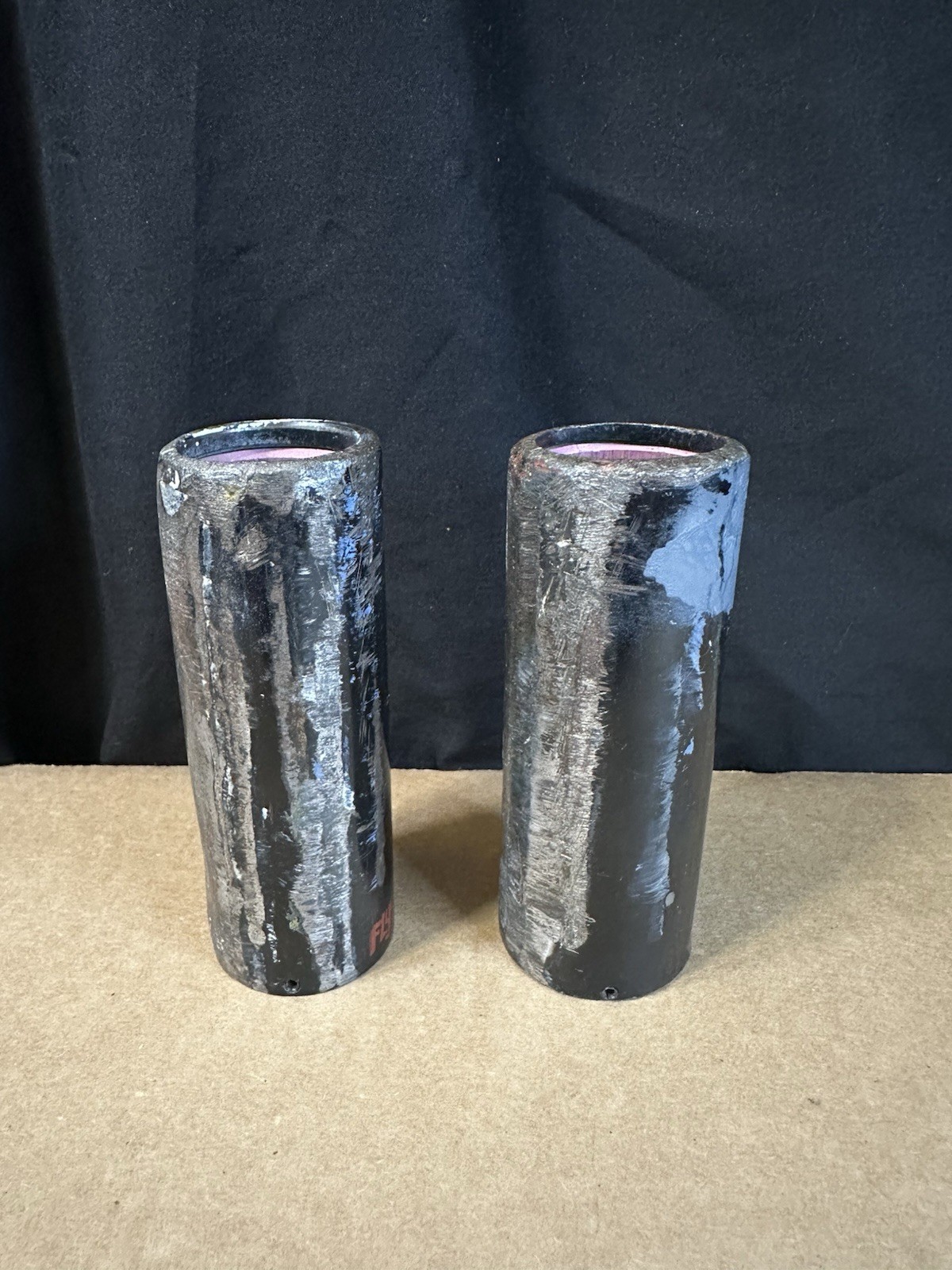 Classic BMX Era Flybikes Pegs Drilled Aluminum Core Chromoly Sleeve 3/8” & 14mm