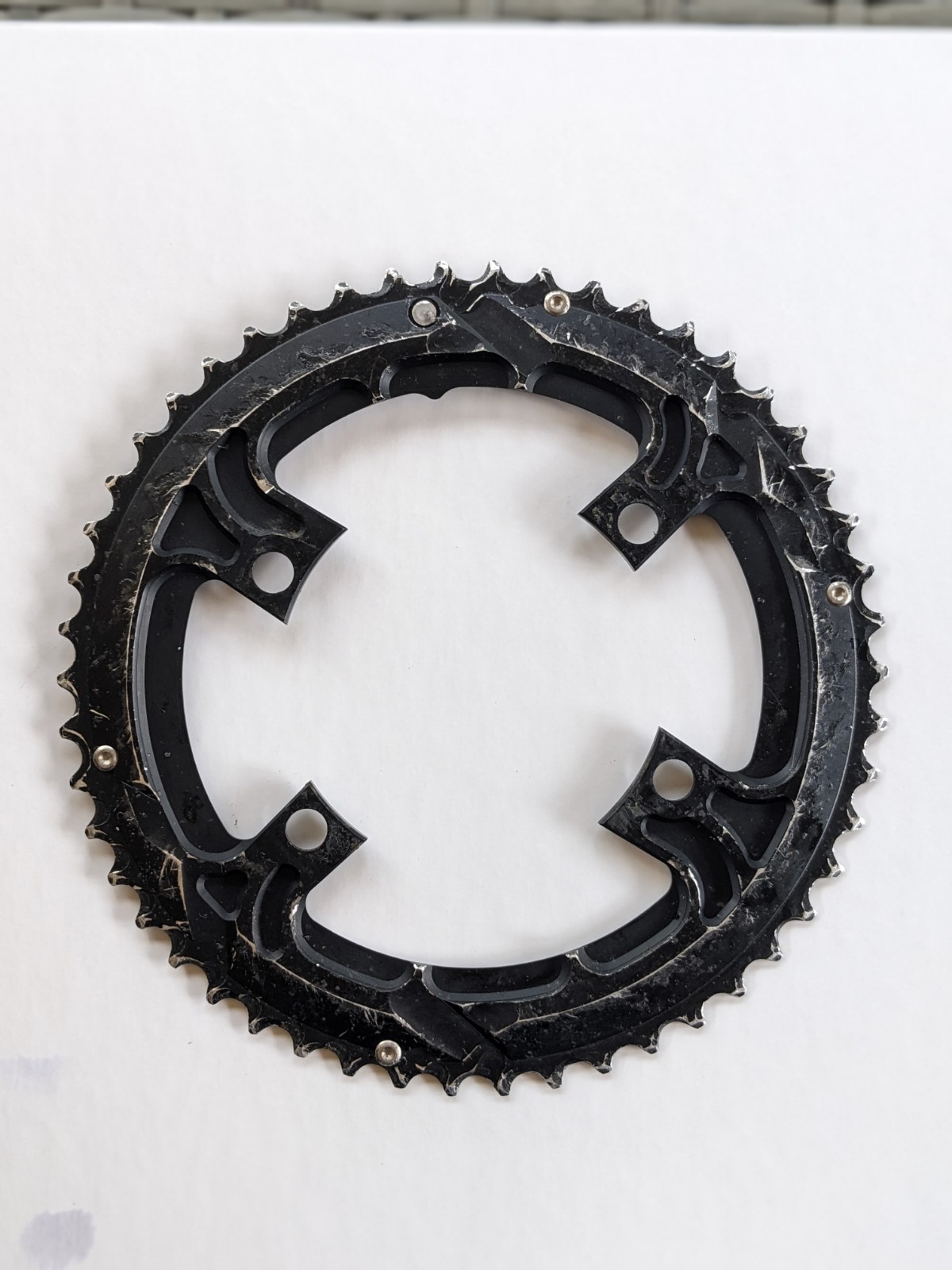 Easton 50t Outer Chainring 11 Speed Black, Shimano asymmetrical 110bcd