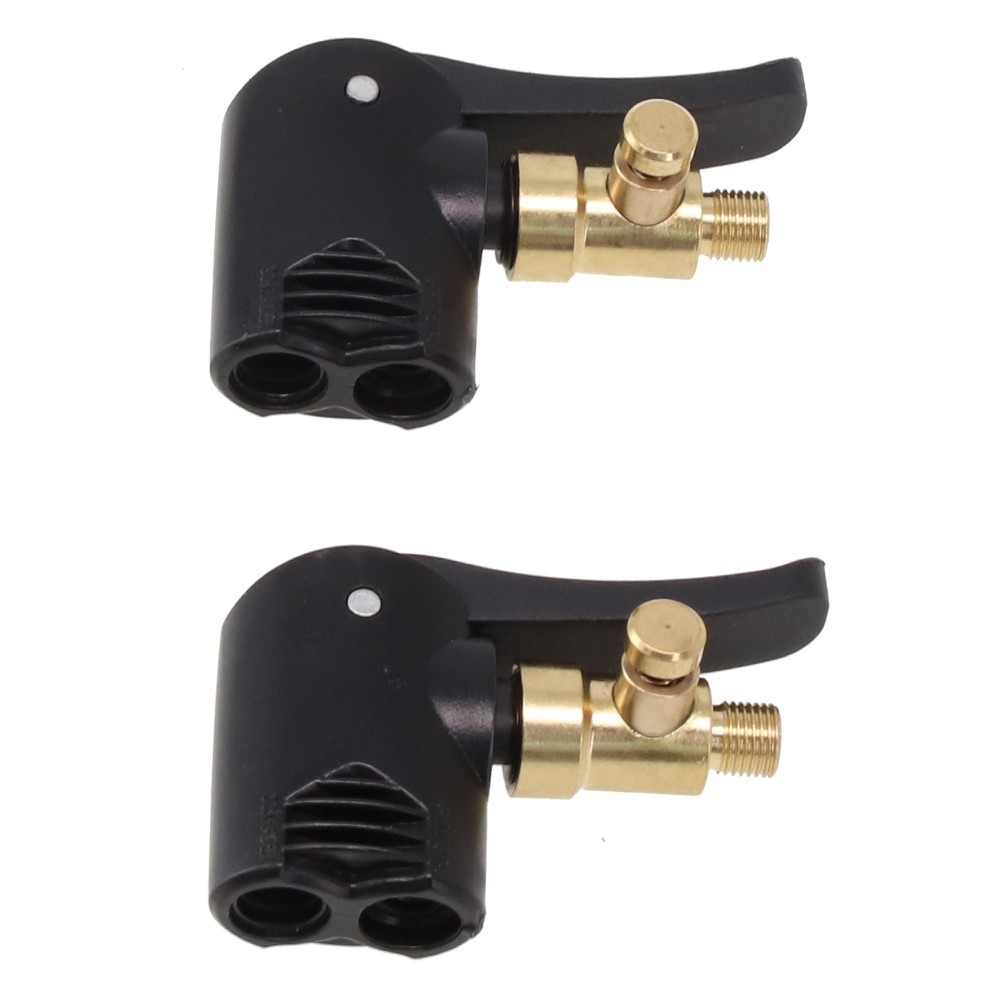 2PCS Bicycle Pump Adapter Valve for Presta Ideal for Tyre Tube Replacement