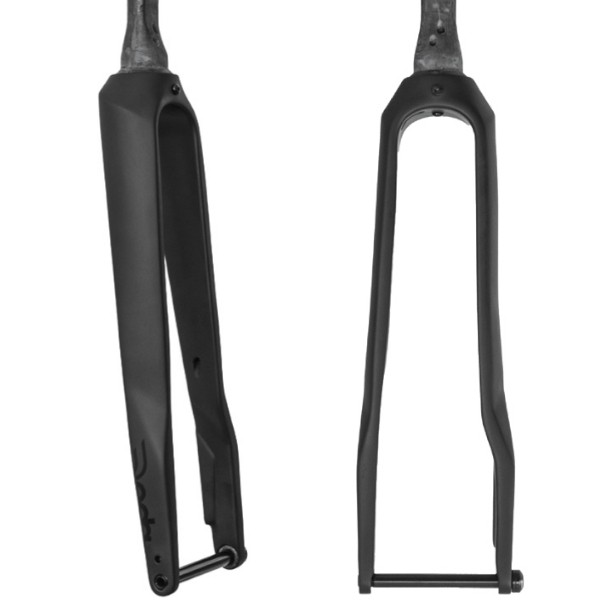 New Deda Elementi Gera EDG carbon fork, TA 12×100, 1-1/8″ x 1-1/2″, 350mm stee