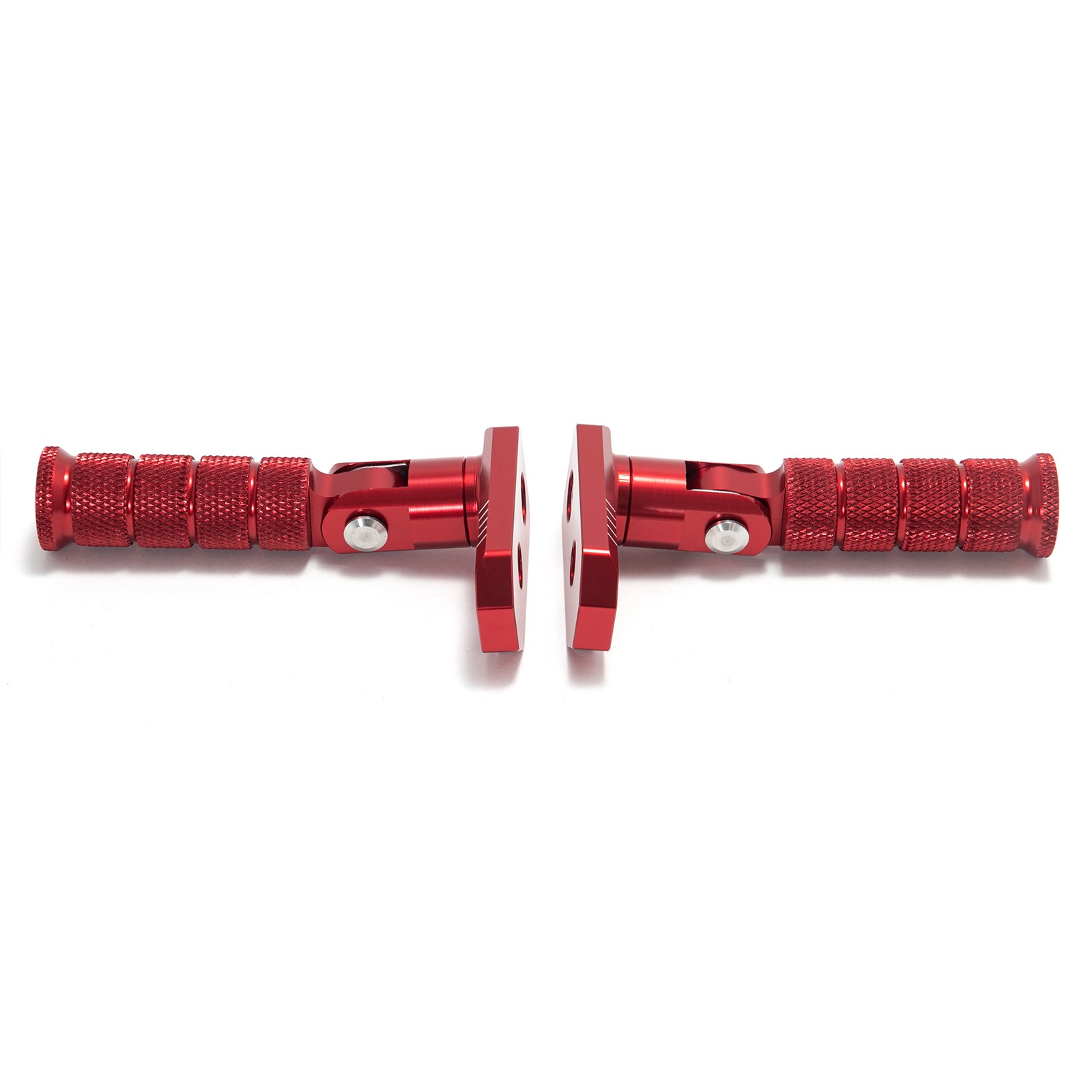 For Apollo RFN E-Bike Red Stunt Foot Pegs Pedals for Beta Explorer Dirt Bike MX