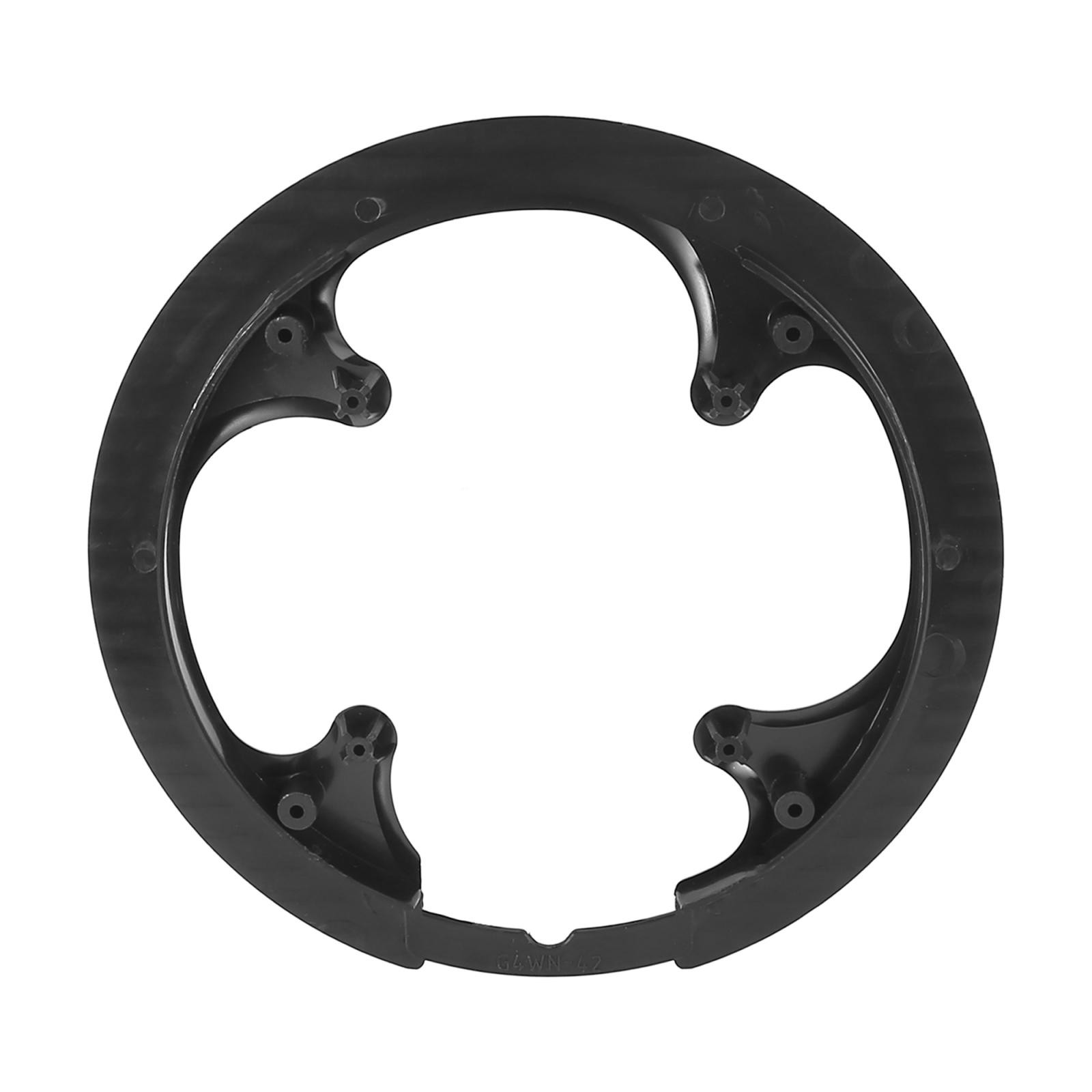 42 44 teeth 7.4cm 10.1cm bicycle crankset chain wheel cover black