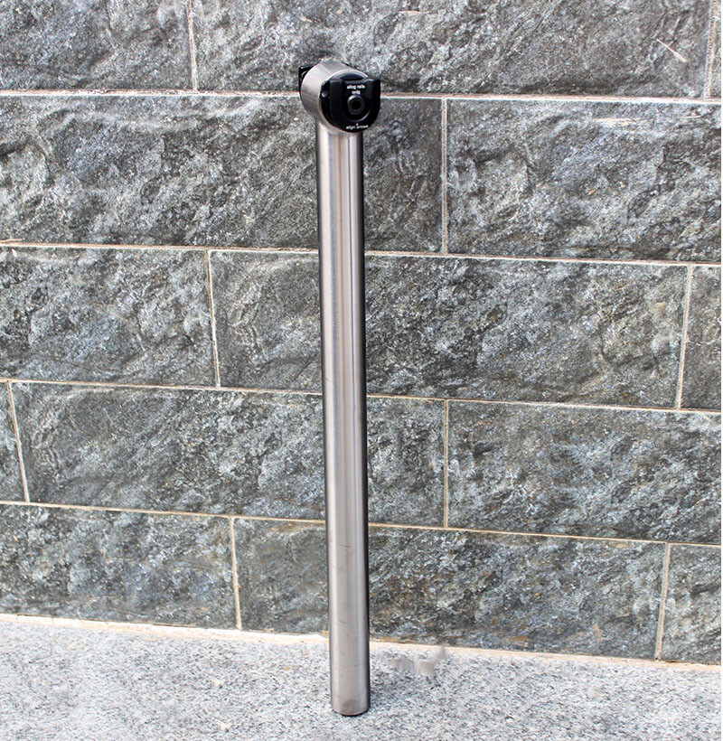 27.2 30.9 31.6 * 350 400mm Titanium alloy Seat post Bicycle Bike Setback Tube