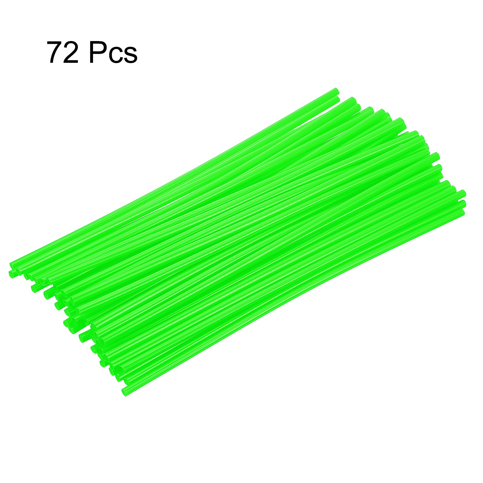 72pcs Spoke Skins Covers 0.2″ Dirt Bike Wheel Spoke Wraps Green