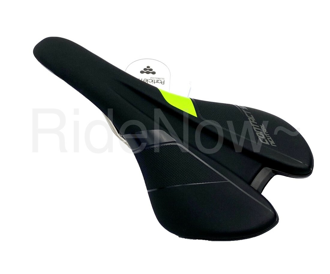NEW Giantt Contact SL Neutral Bike Saddle 273 x 137 mm 220g Black/Green
