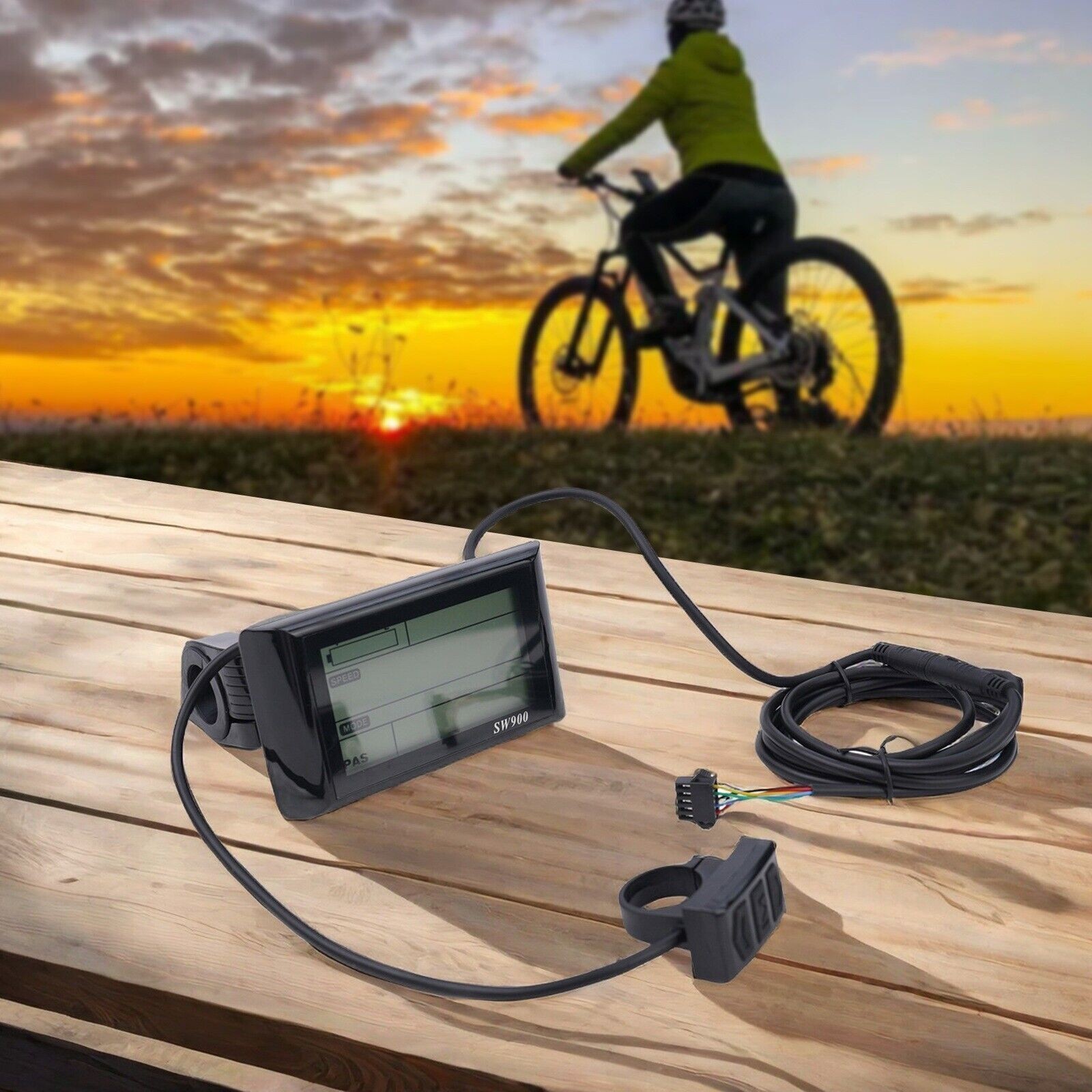 5Pin LCD S900 Display Meter Control Panel 24-72V E-Bike Electric/Bicycle Scooter