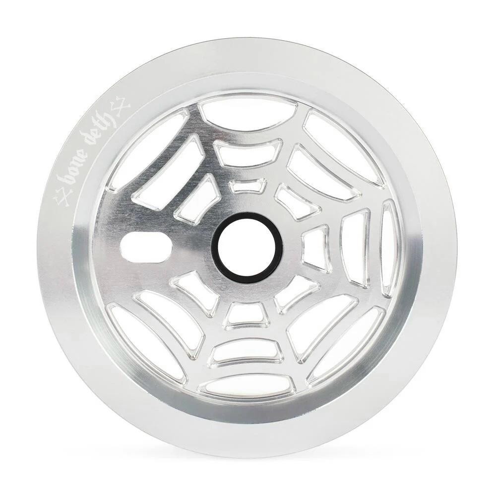 BONE DETH WEBSLINGER BMX BIKE SPROCKET + GUARD 7075 ALLOY 30t SUBROSA SILVER NEW