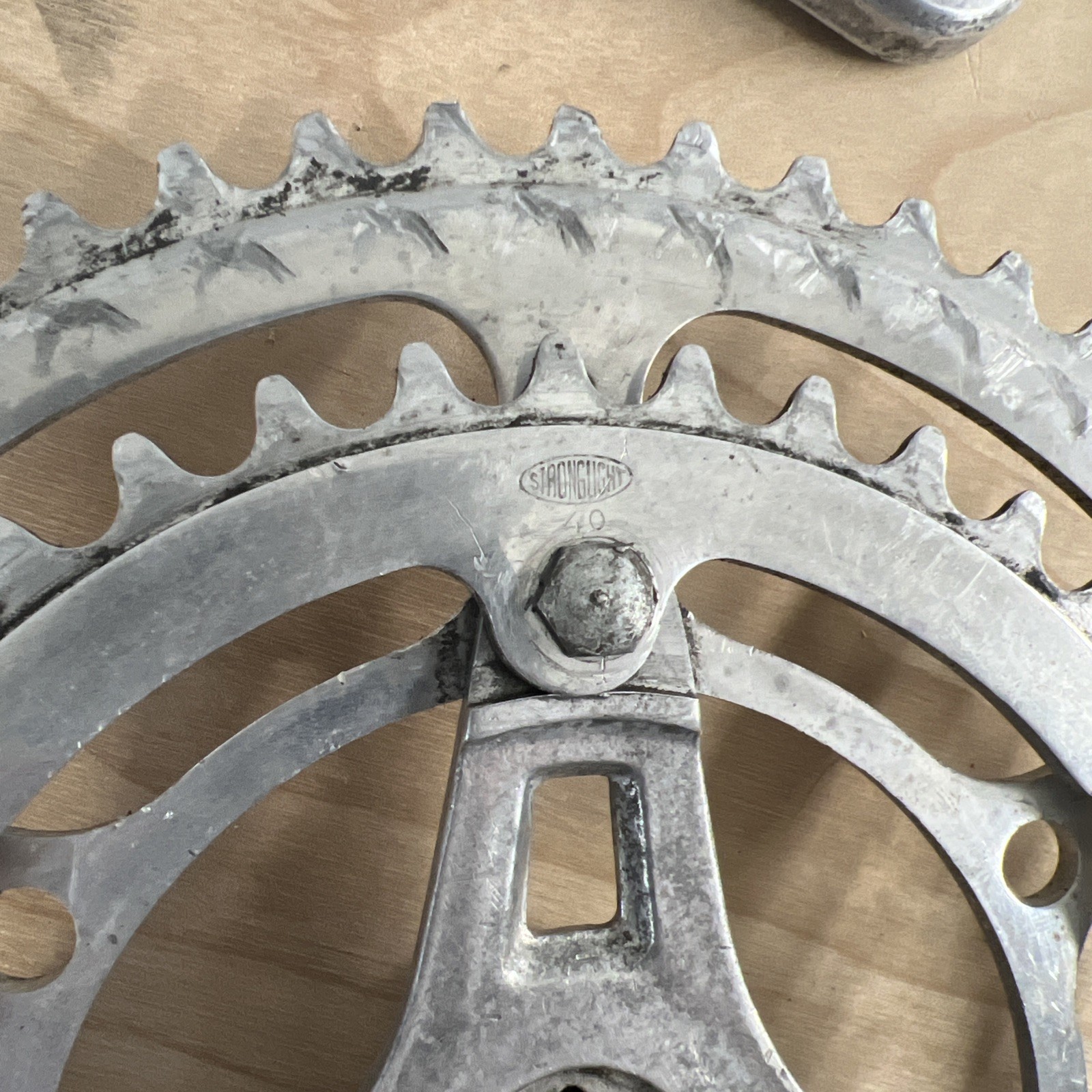 Stronglight Crankset 52/40t 170mm Square Taper 9/16-20