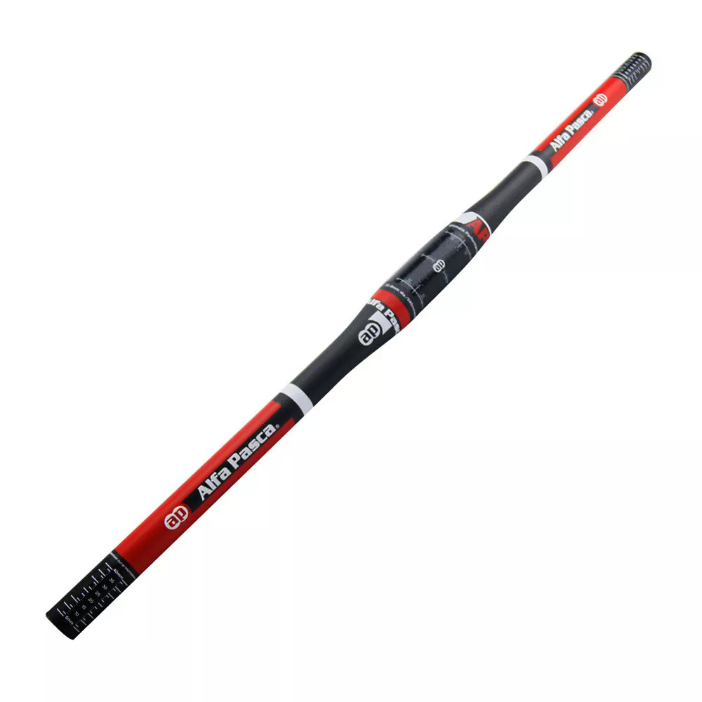 MTB Handlebar 31.8 Carbon Fiber Mountain Bike Handlebars Flat Riser for Cycling