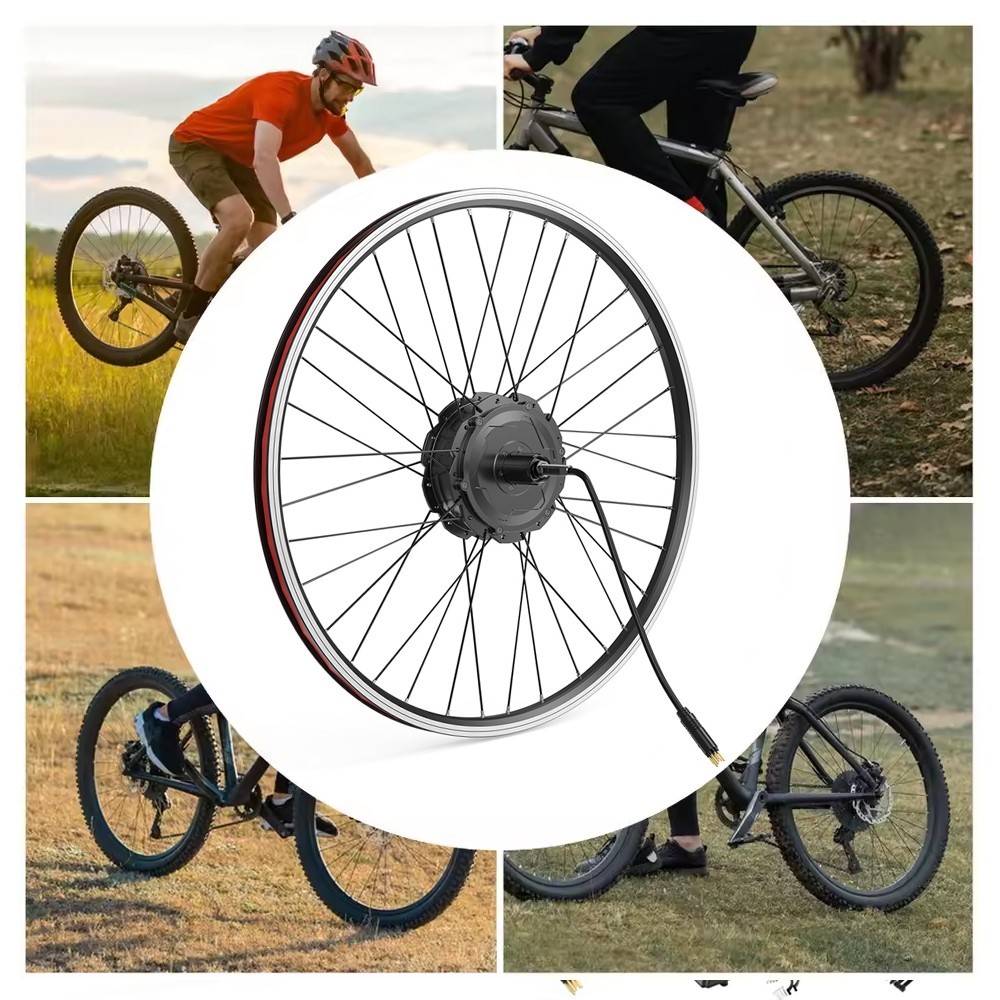 48V 750W Rear Hub Motor Kit Electric Bike Conversion Kit for 26″27.5″700C Wheel