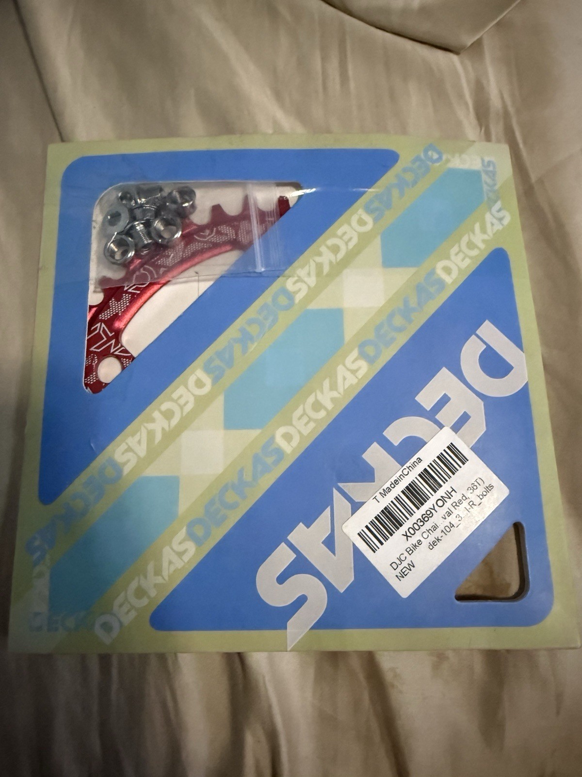 Deckas custom bike rotor 104 x4b 36 teeth
