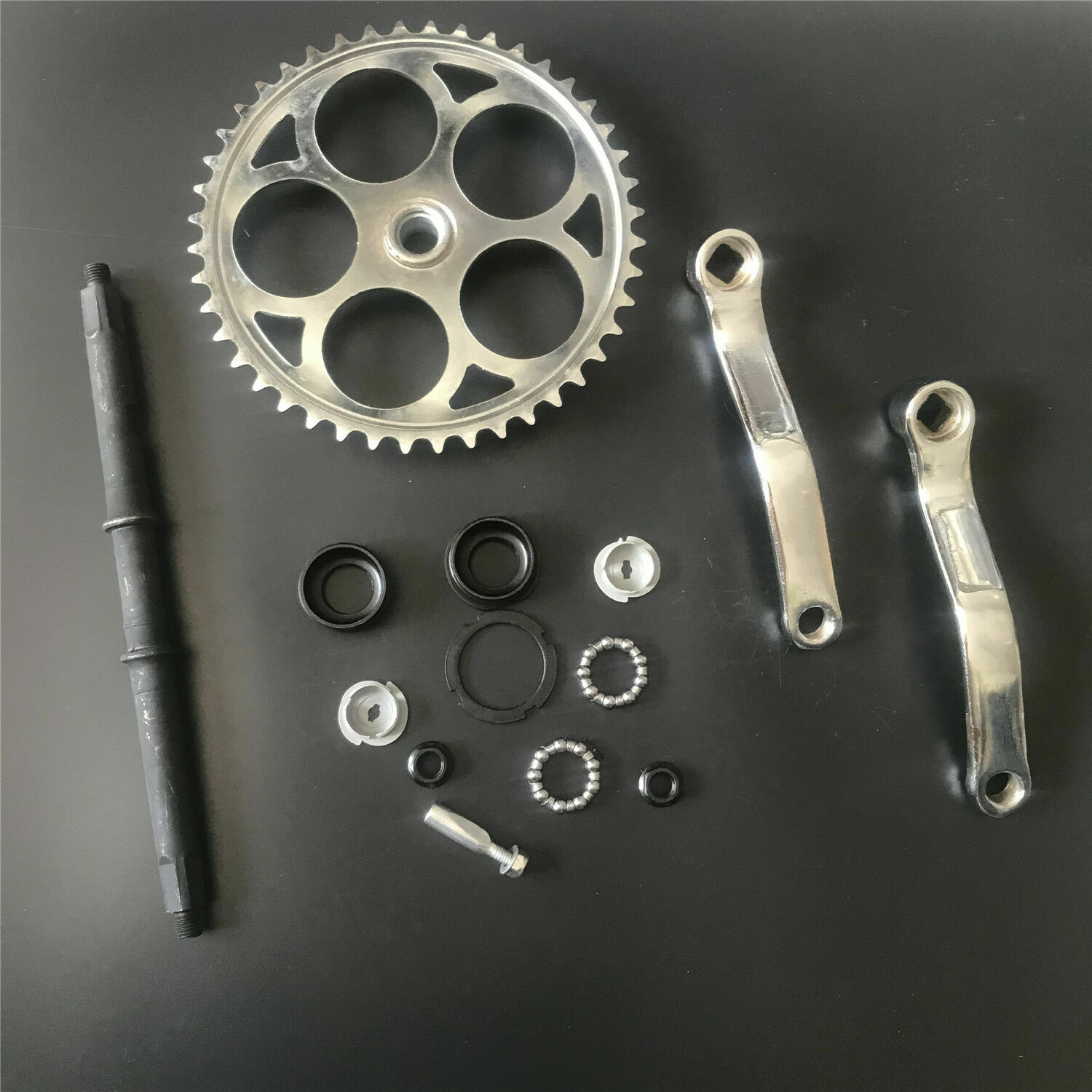 44T Wide Crank Assembly-3pcs for 2 Stroke & 4 Stroke Motor-Gas Motorized Bicycle