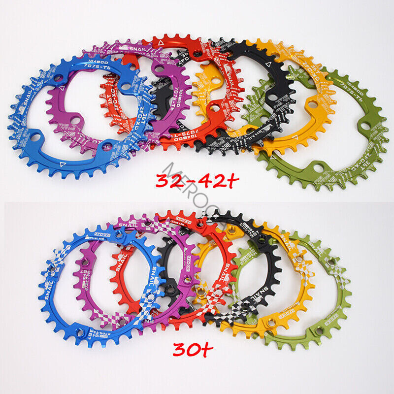 30-42T 104bcd MTB Bike Crankset 170mm Crank Arm Bottom Bracket Chainrings
