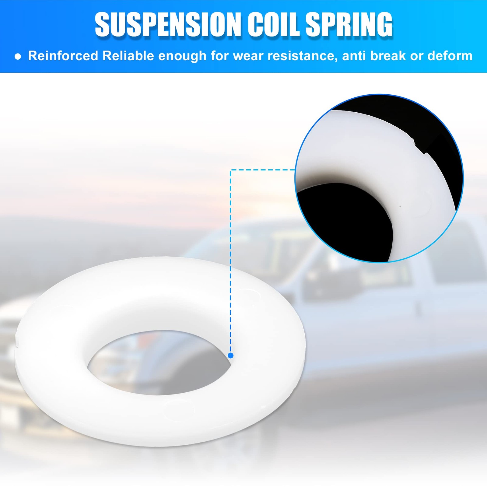 2 Pcs Front Lower Suspension Coil Spring Insulator E8TZ-5414-B for Ford F150 …