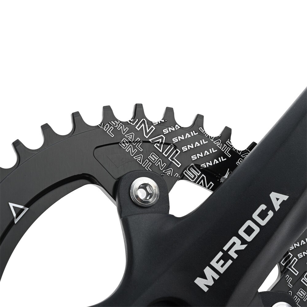 42T MTB Bicycle Crankset Bottom Bracket Aluminum Alloy 104BCD Chainring Black