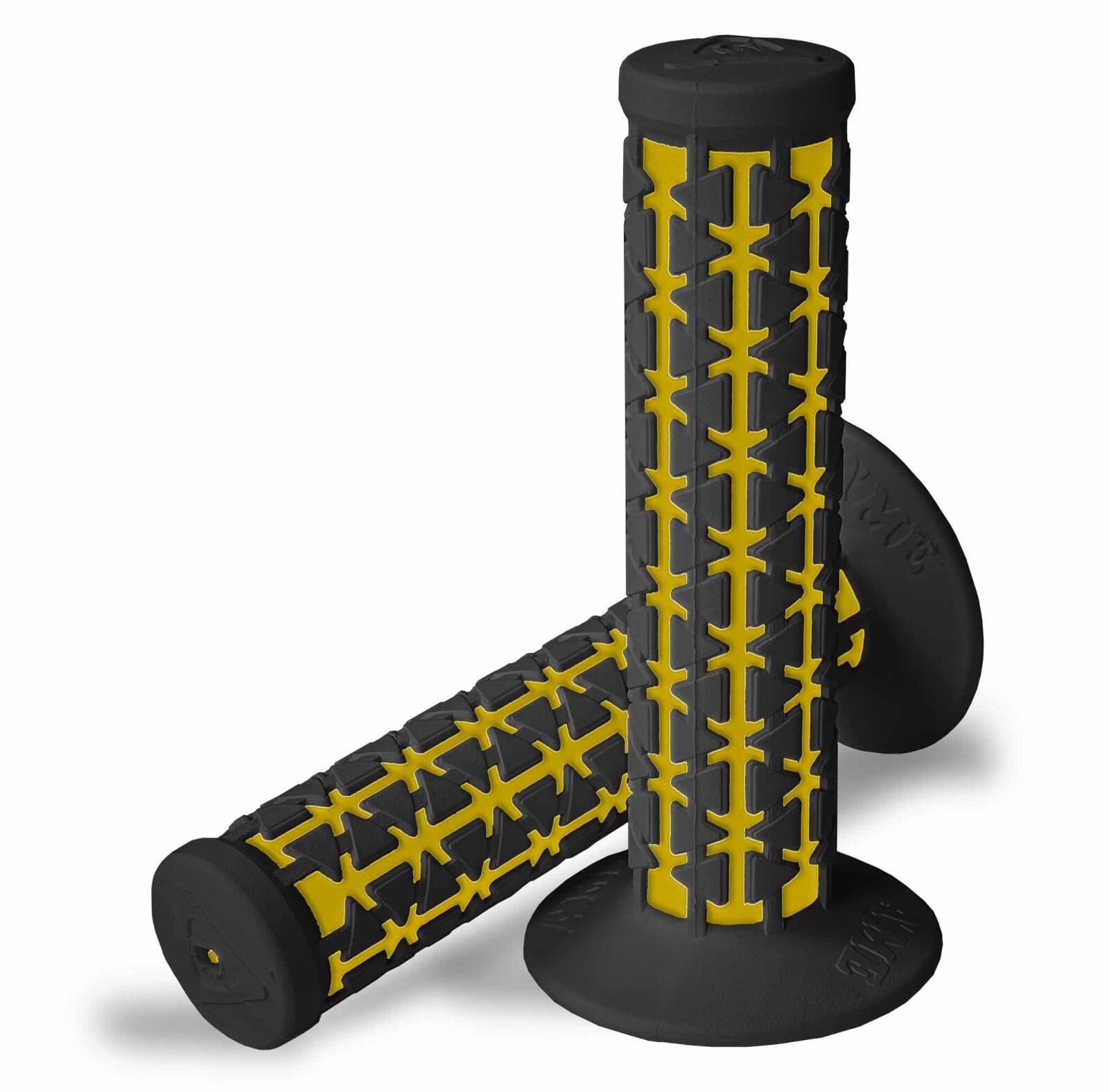 AME Old School BMX Grips Original Dual Color Black and Yellow GT Redline Retro