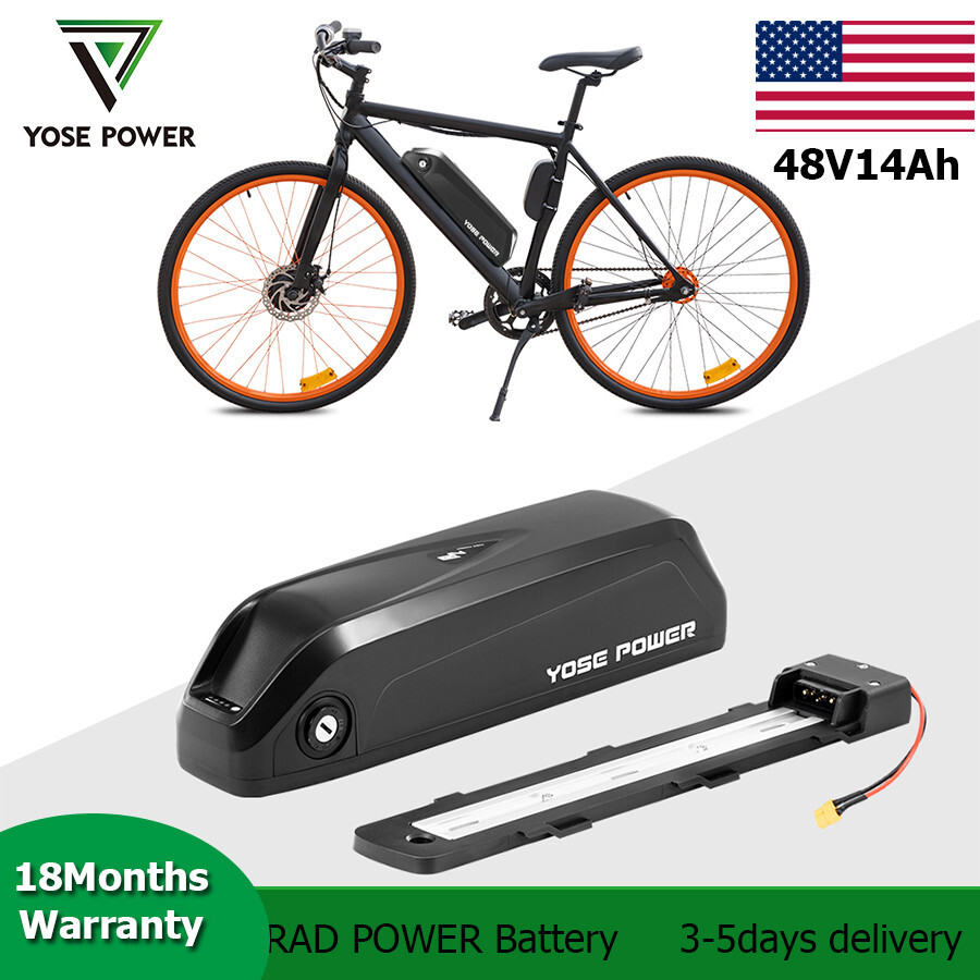 RAD POWER Ebike Battery 48V 14Ah Electric Bike Bicycle Lithium Battery 48V