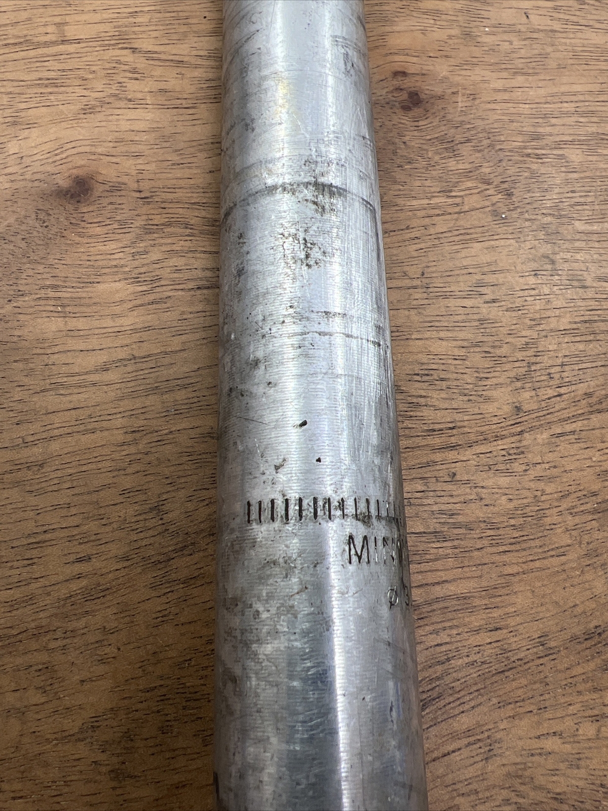 Kalloy Seatpost 30.4mm 340mm Mountain Bike Seatpost Black Silver