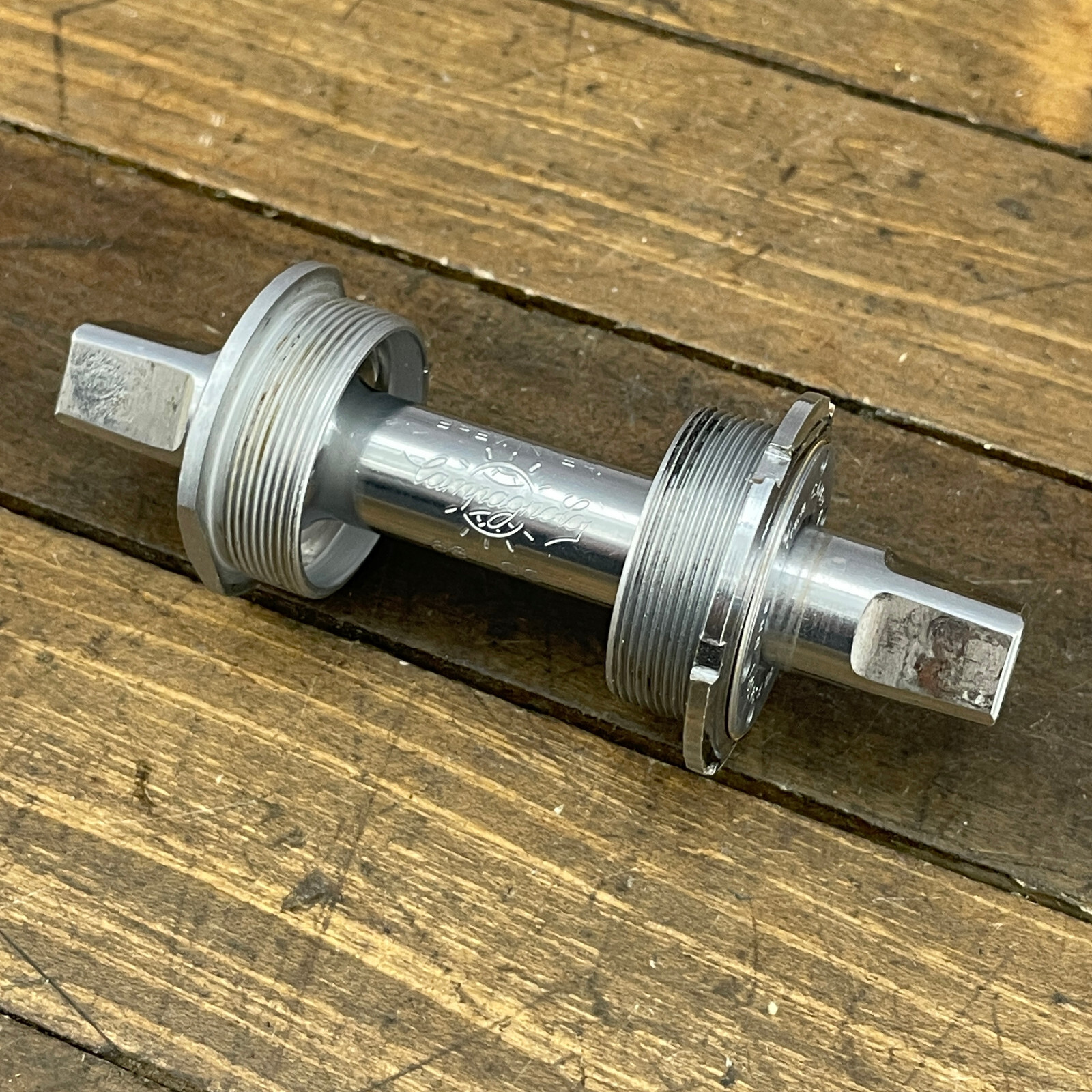 Vintage Campagnolo Record Bottom Bracket 68-SS CPSC English 110 68 Rifled A3