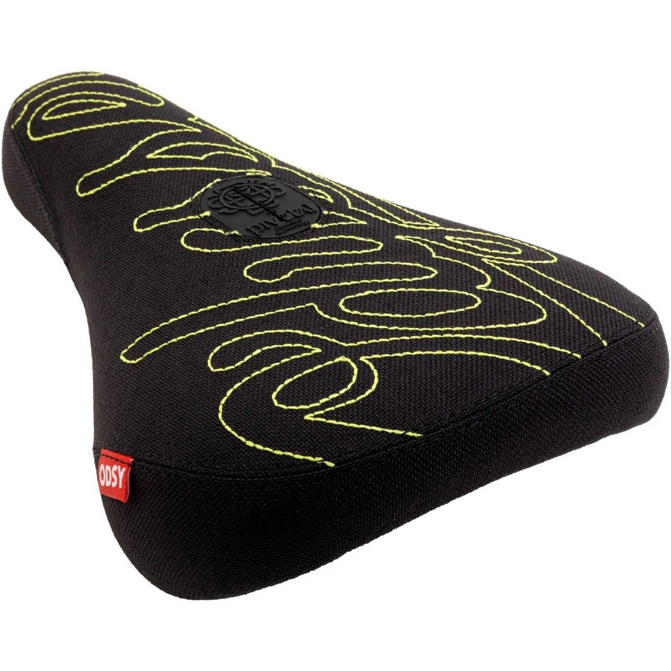 ODYSSEY BMX BIG STITCH BICYCLE PIVOTAL SEAT BLACK/YELLOW