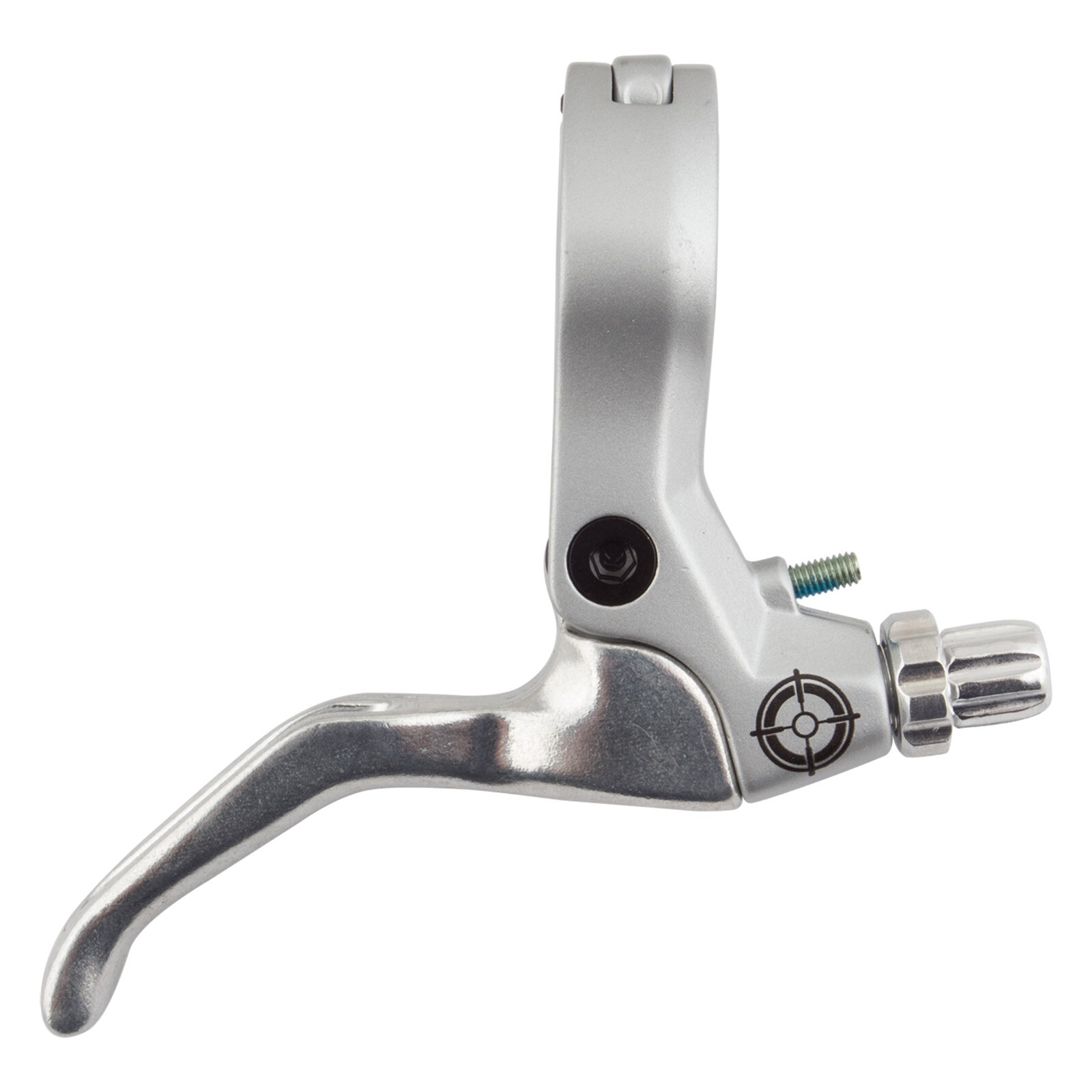 BRAKE LEVER Alloy HINGED 2-Finger Right Hand Silver Black-Ops BMX