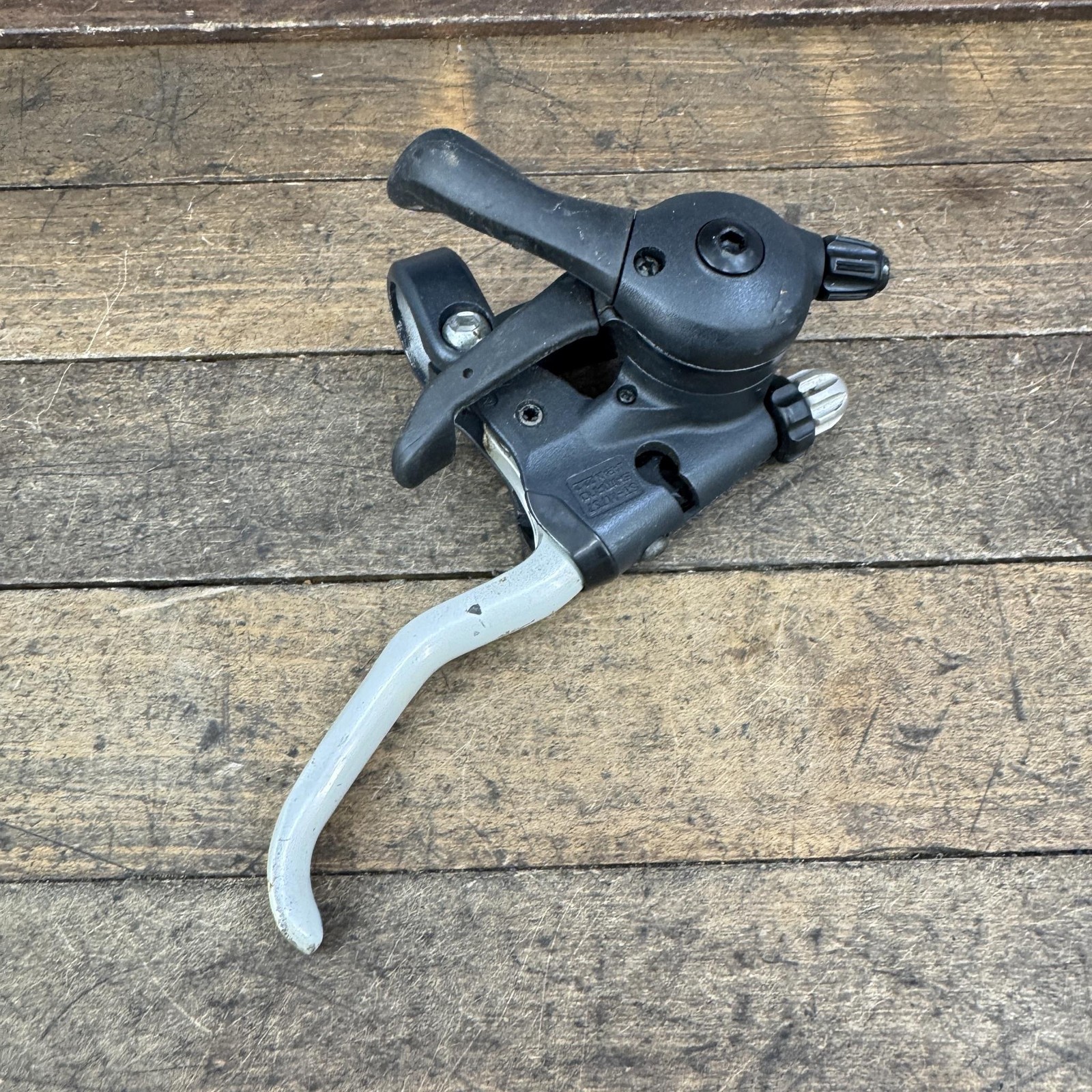 Vintage Shimano Deore XT ST-M737 Left 3 Speed Brake Shifter Combo MTB Black 90s