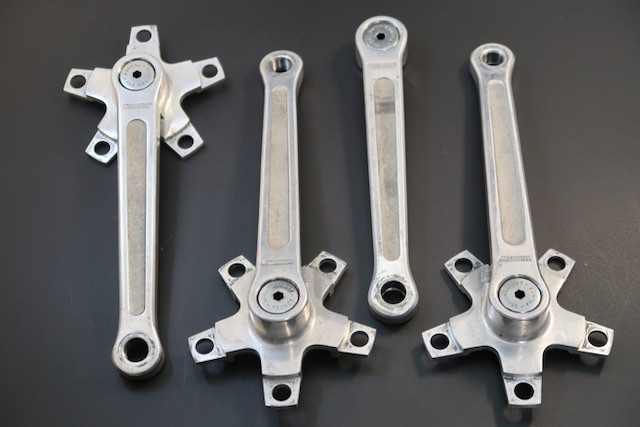 170mm x 86 bcd Stronglight model 99 tandm crank arm set 9/16″ France