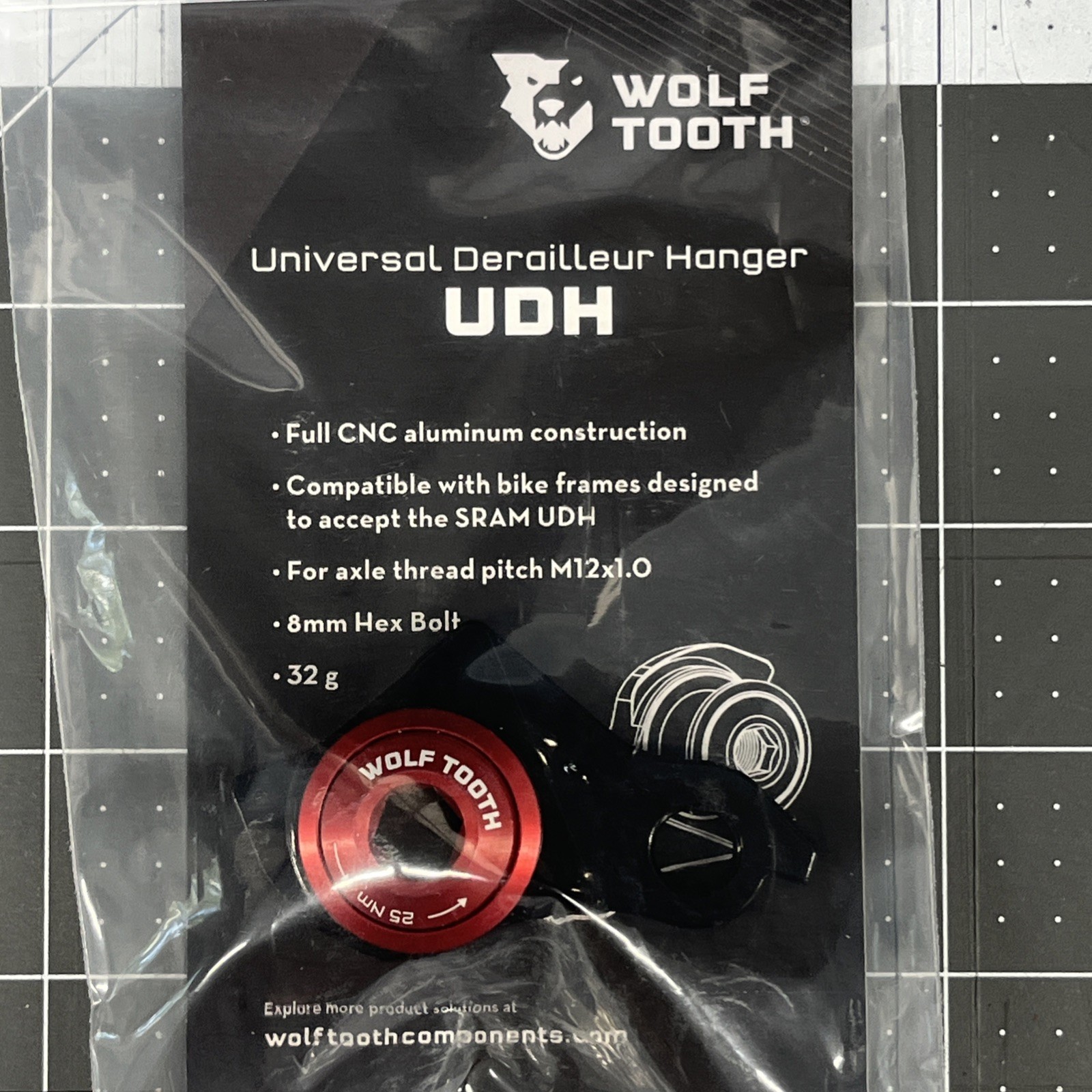 Wolf Tooth Universal Derailleur Hanger UDH Red For Specialized Trek Pivot Bike