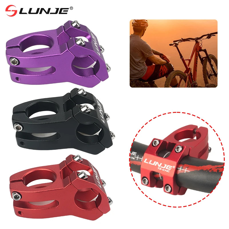MTB Bike Handlebar Stem CNC Power Short 45Mm Mountain Bicycle Bridge 25.4/31.8Mm