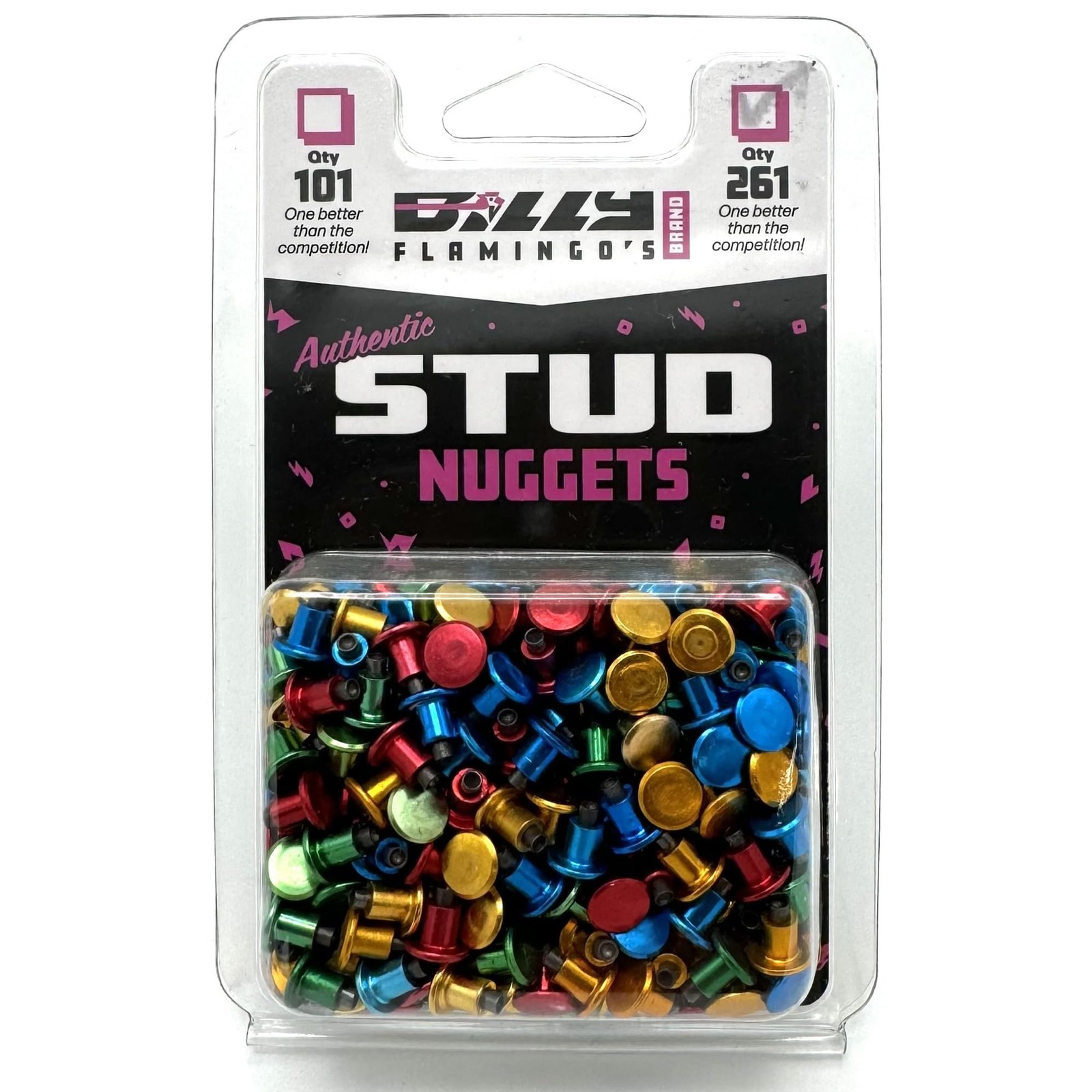 BILLY FLAMINGO’S BRAND Bike Studs for Fat Bike Tires, Aluminum Body, Concave …