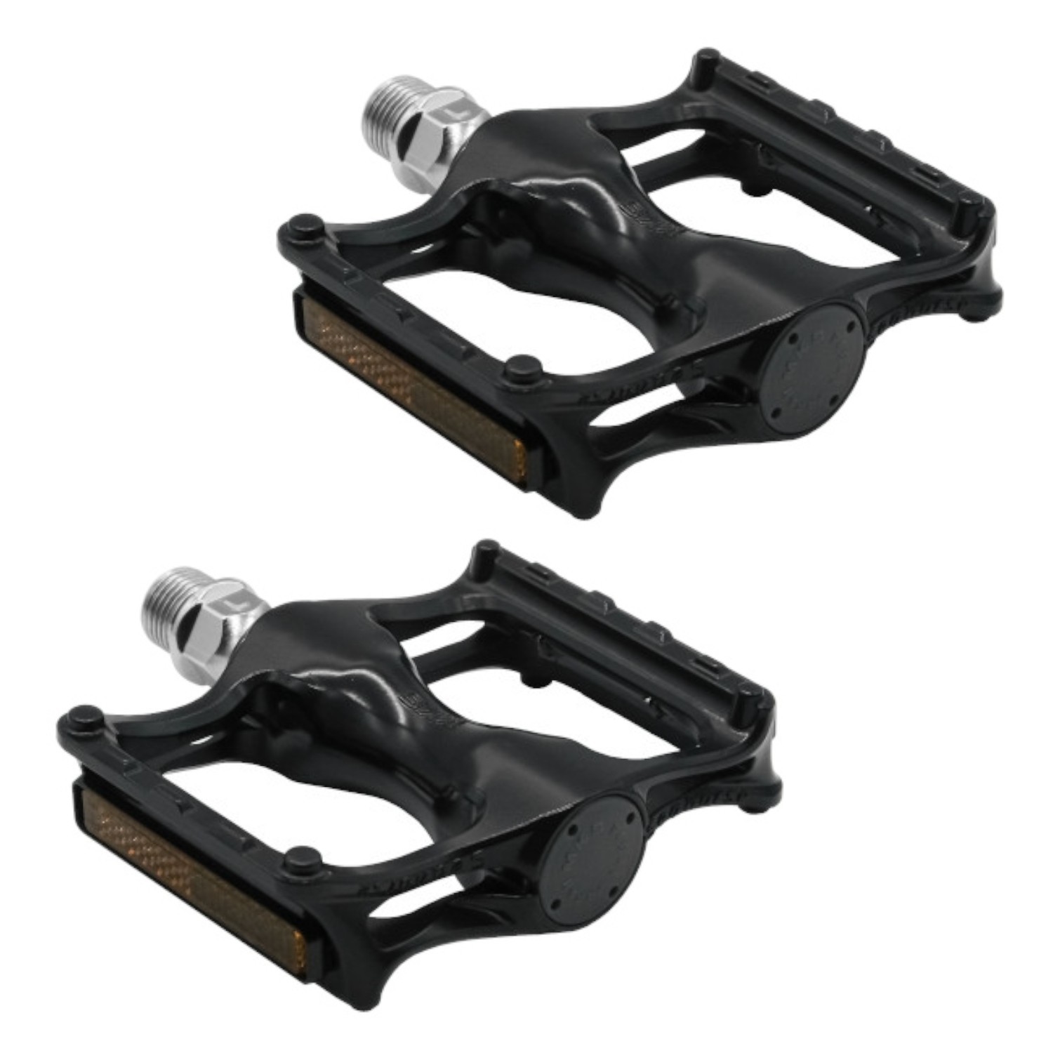 MKS Seahorse MTB Platform Pedals 9/16″with Reflectors Black or Silver