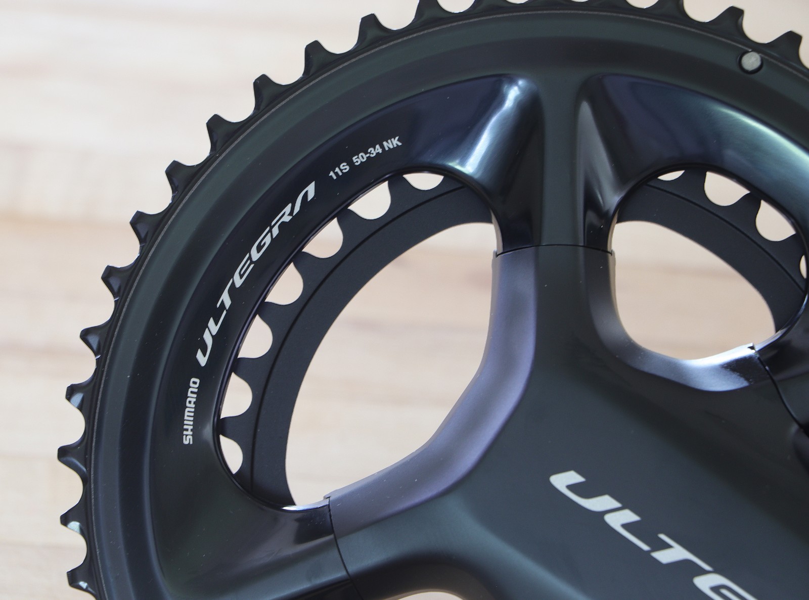 Shimano Ultegra FC-08 2x 11-Speed 175mm 110BCD 50/34T 47.5mm Hollowtech II Black