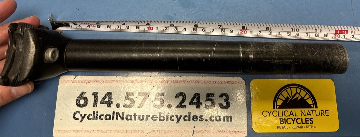 NL Aluminum 30.8mm x 300mm Seatpost Black