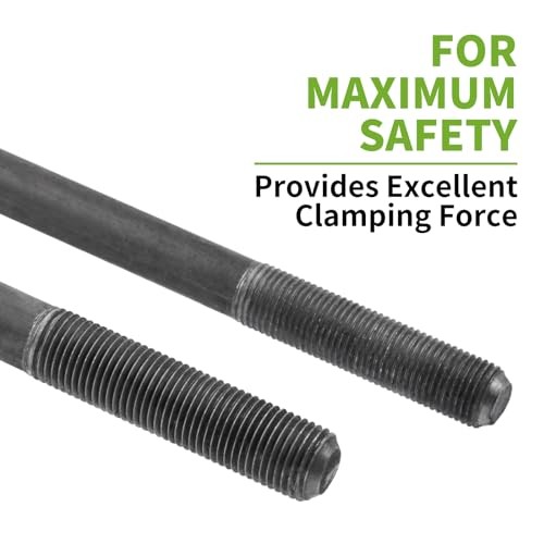 U Bolt Kit for 5,200-7,000 lbs. Trailer Axle, 7 1/8″ Long, 1/2″ 3″ Round