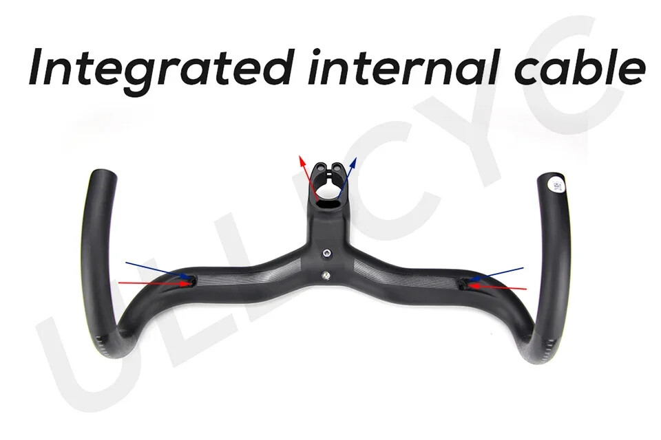 Carbon Road Bike Drop Bar Strong Internal Cable Aero 380/400/420/440mm 80-110mm