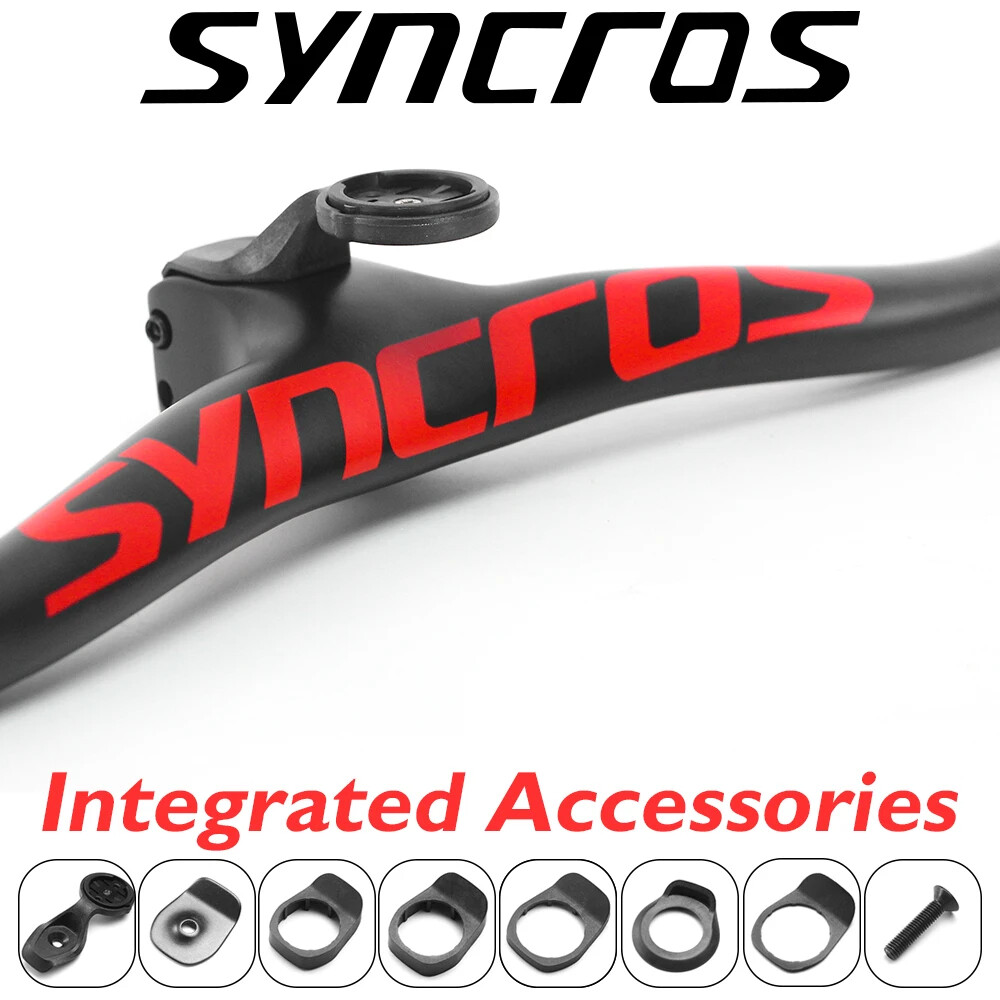 Carbon Integrated MTB Bicycle Handlebar with Stem 60-110mm -8/-17/-25 Degree