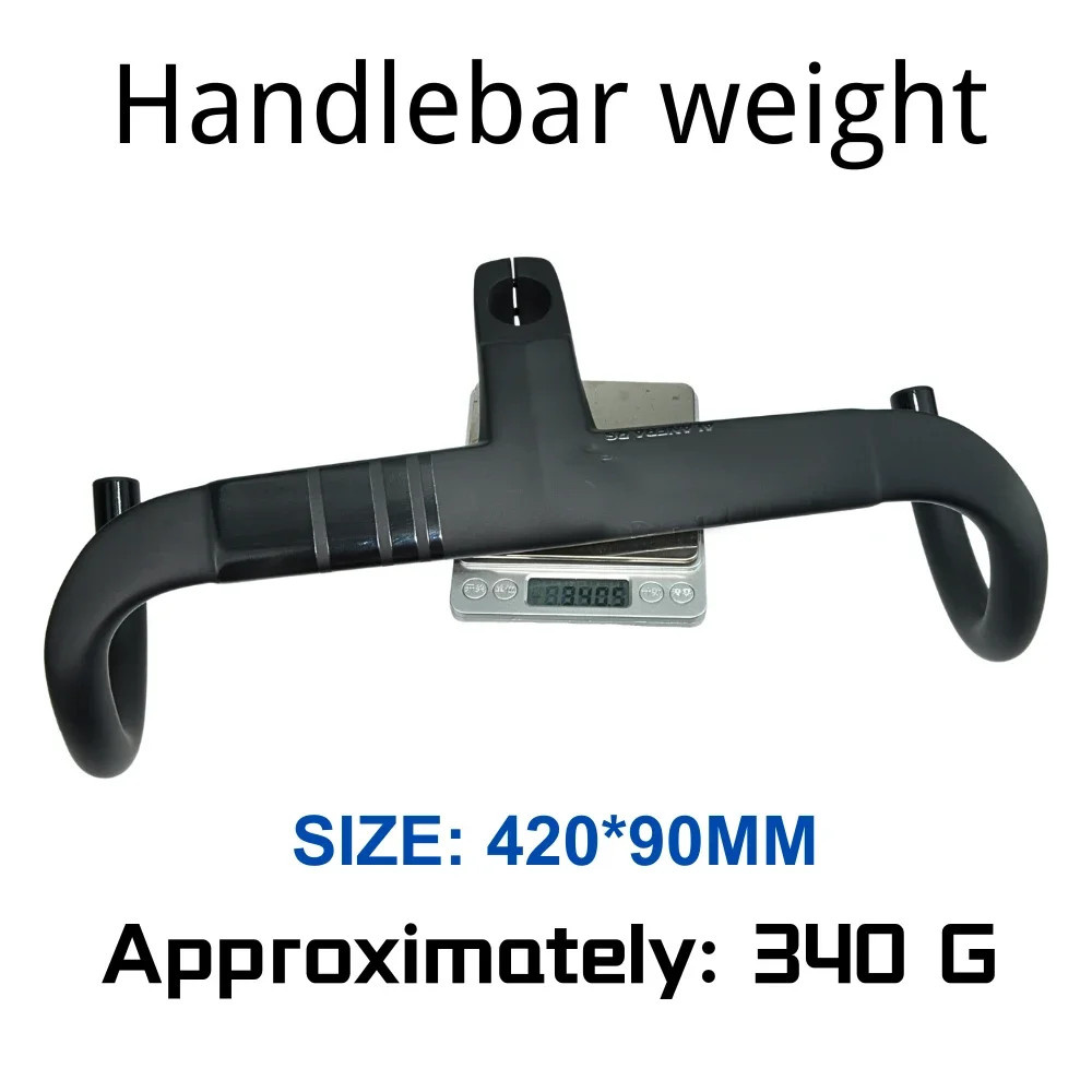 Carbon Fiber Road Bicycle Handlebars with Computer Stand Bicycle Accessories