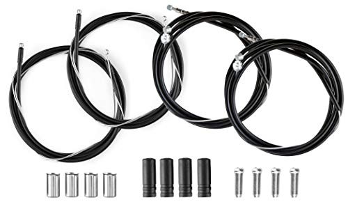 Bike Brake and Derailleur Cable Repair Set , Black