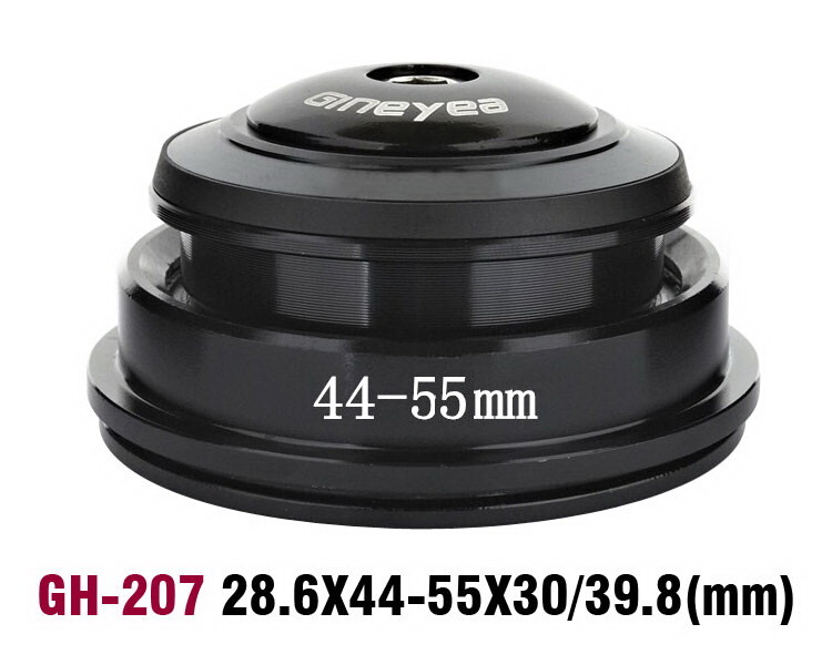GINEYEA 44-55mm Cartridge Tapered Integrated 1-1/8′ 28.6 Steerer Bearing Headset