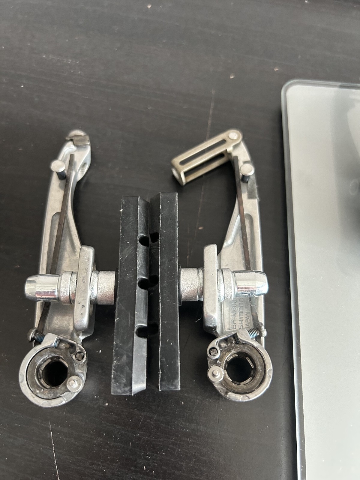 Shimano Deore LX/DX BR-M600 V-Brakes Set F&R Silver MTB/Gravel