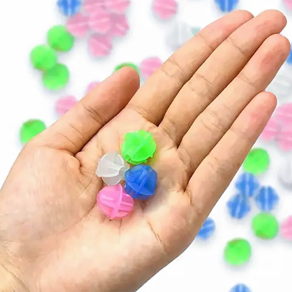 Glow in the Dark Bicycle Spoke Beads – 60 pack – Pink, Blue, White, and Green