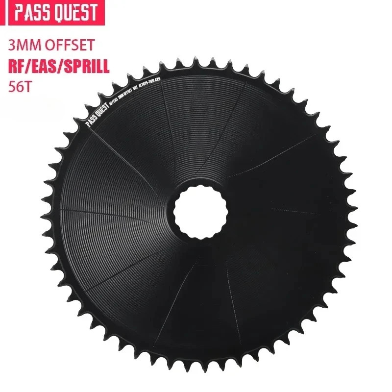3mm Offset Direct Mounted Bicycle Chainring for Wide Narrow Teeth Chainwheel