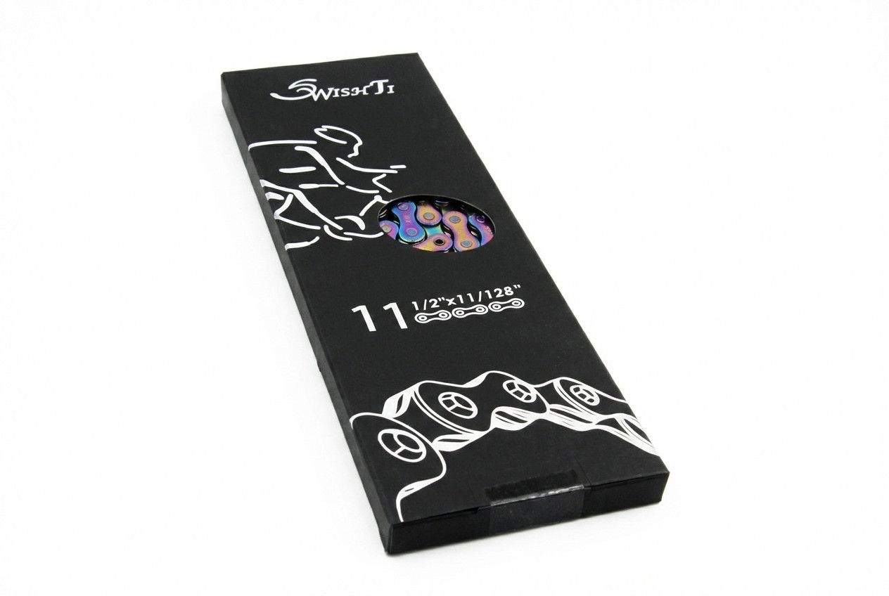 Swishti 11-Speed Bicycle Chain Rainbow Oil Slick Shimano SRAM Campy MTB Road
