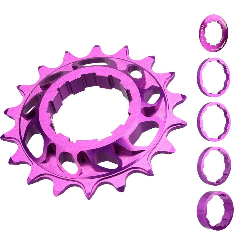 18T Cassette Cog Sprocket Bike Clutch Gear Drive Sprocket 7075 aluminum alloyOb