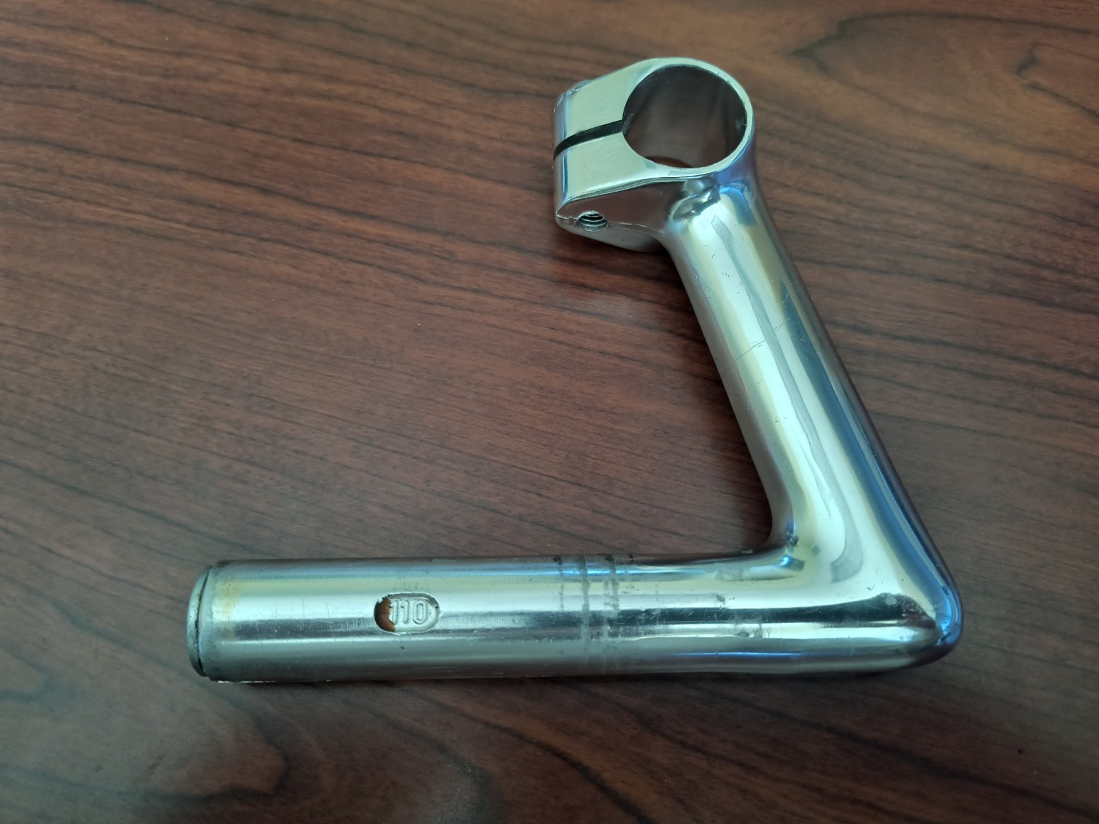 3ttt Tecno Tubo Torino Thread Quill Stem, 110mm, Silver/Chrome, Made In Italy