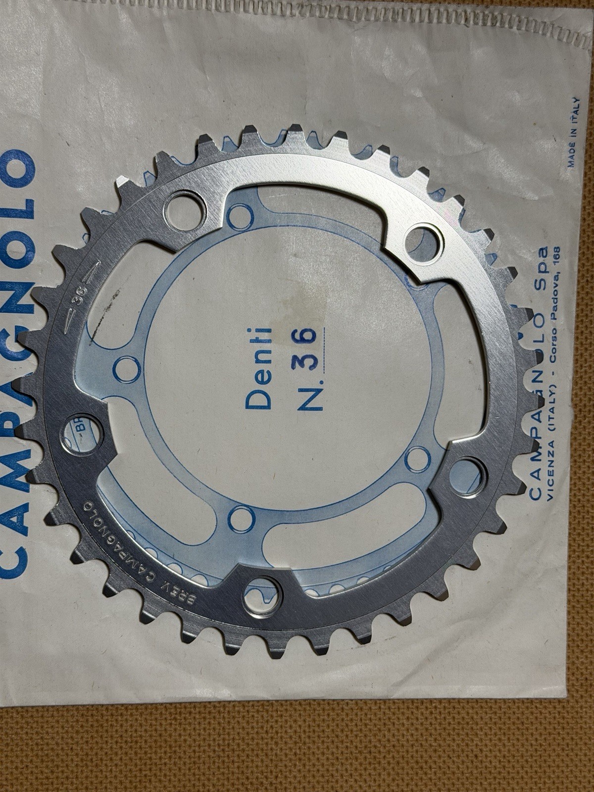 NOS Vintage Campagnolo Gran Sport 36T Chainring 116 BCD For GS Triomphe Victory
